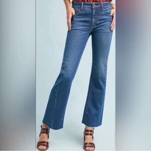 Anthropologie Pilcro High Rise Crop Flare s 30